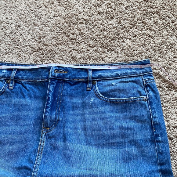 Destructed Loft Denim Skirt - Picture 5 of 7